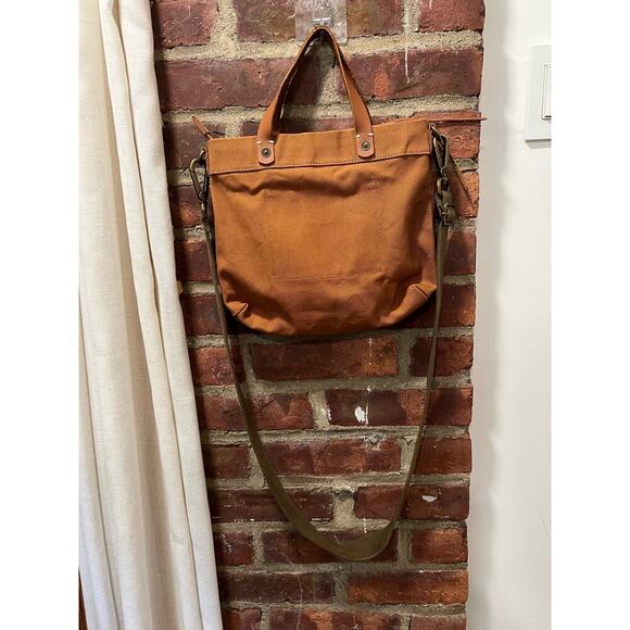 FEED Boho Crossbody Canvas & Leather Bag - Picture 4 of 5